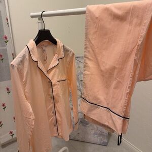 Victoria's Secret Cream Pajama suit